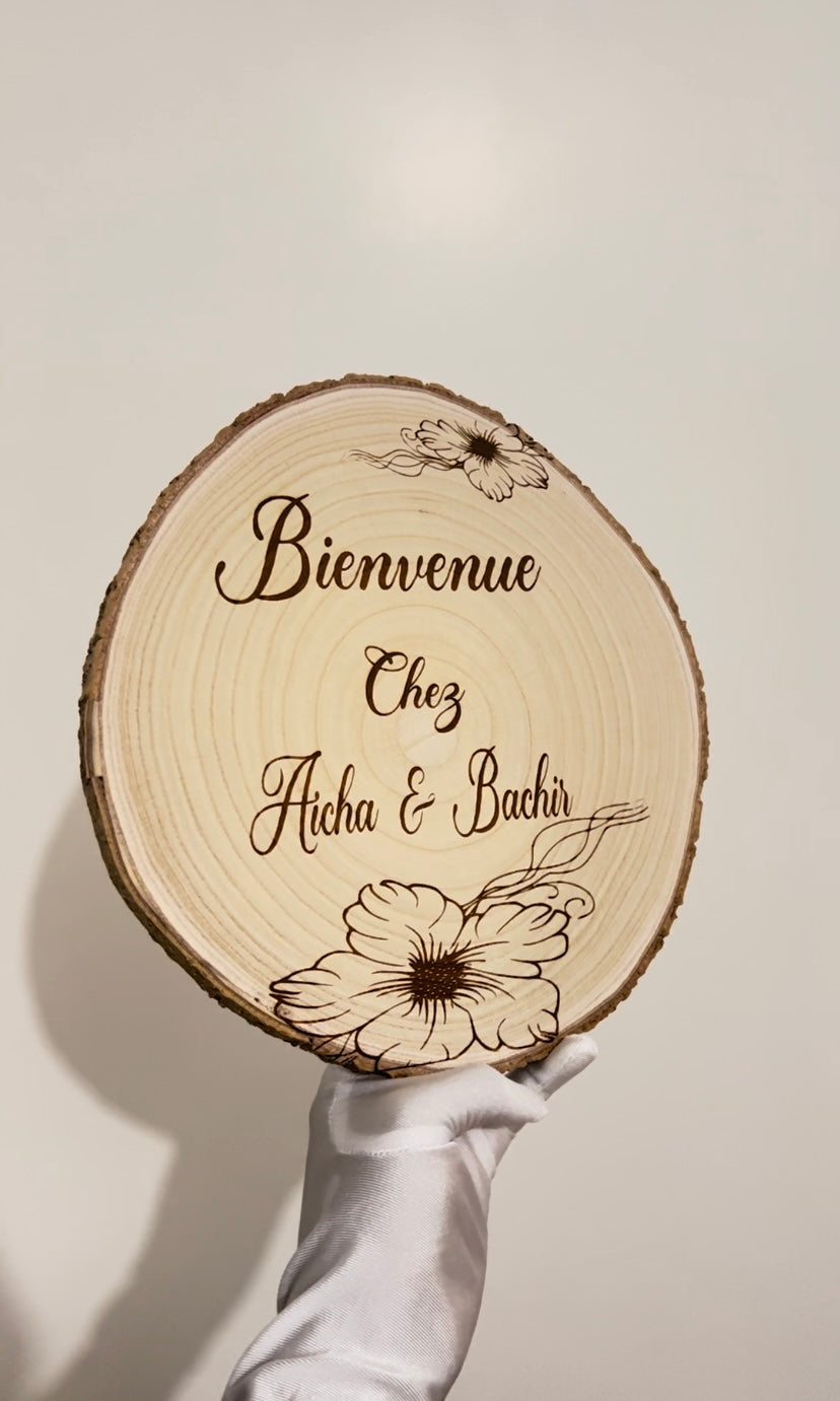 Rodin de bois à personnaliser