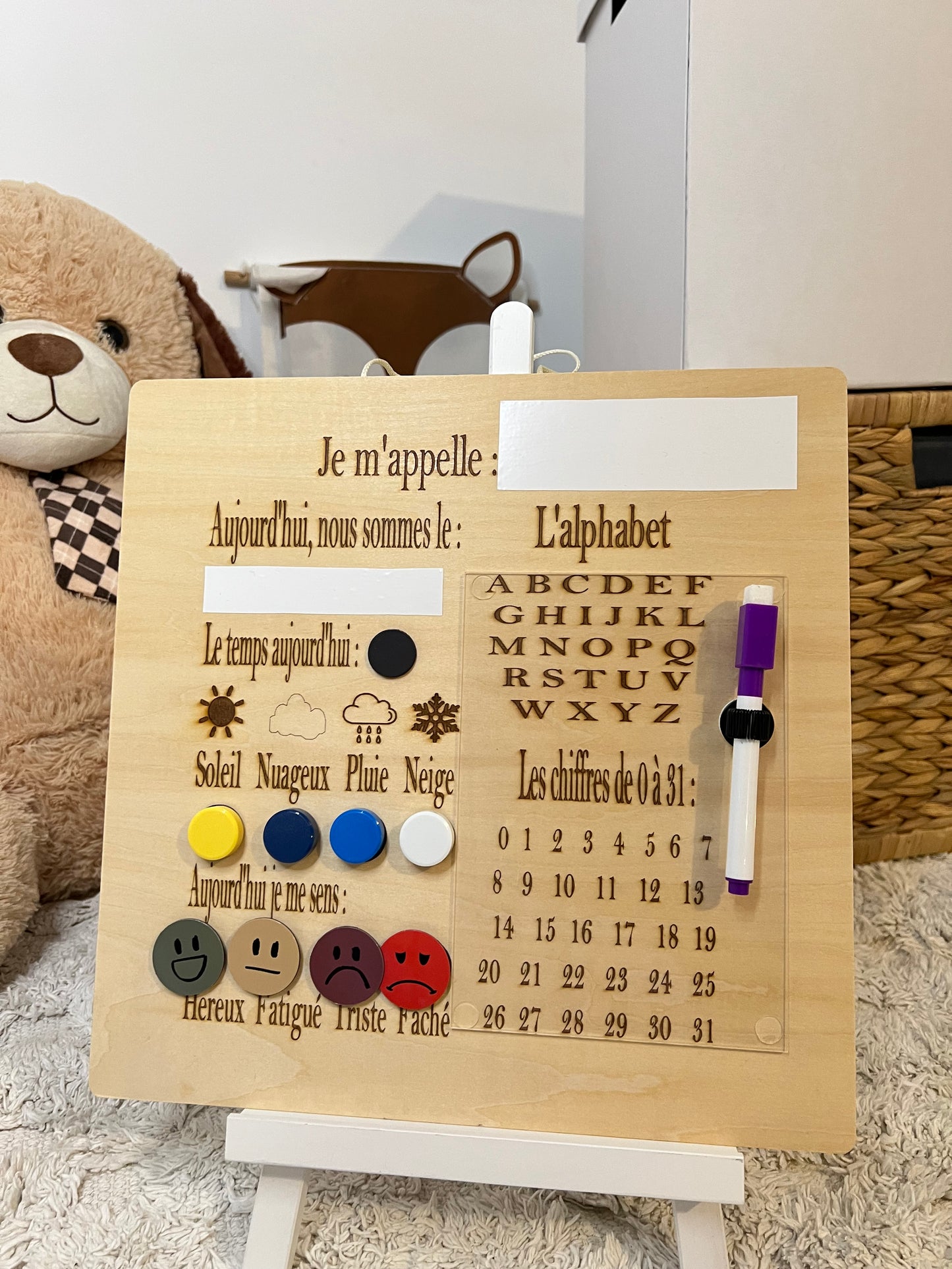 Tableau Éducatif - 3 à 6 ans