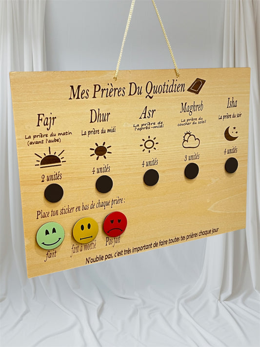 Tableau “Mes Prières du Quotidien” – Apprentissage ludique